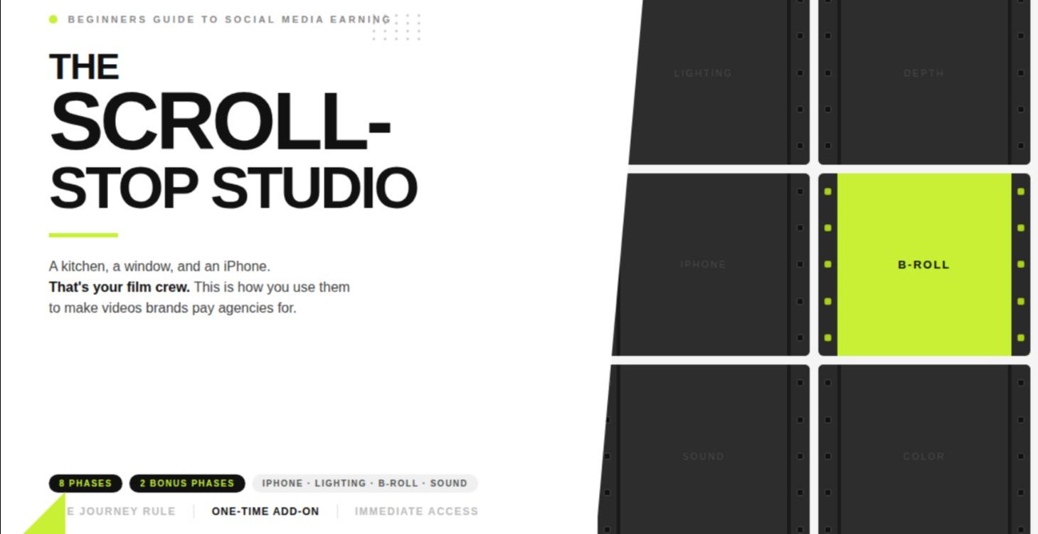 The Scroll-Stop Studio