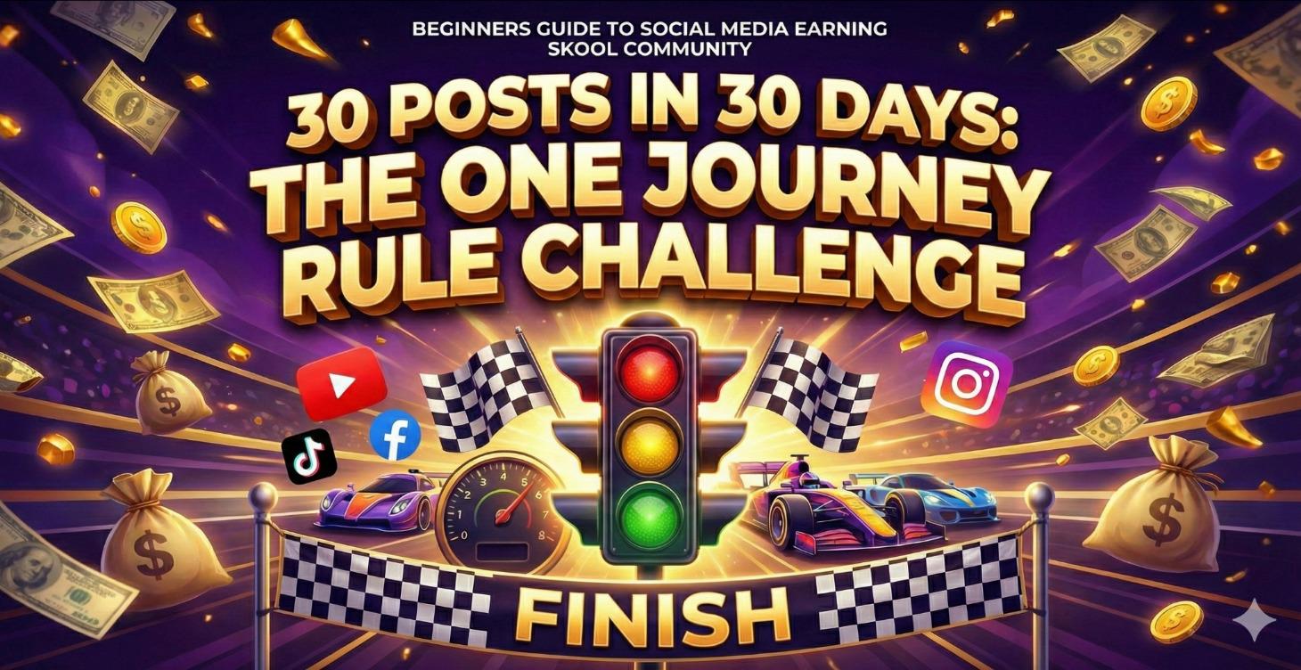 30/30 🏁The One Journey Rule Challenge