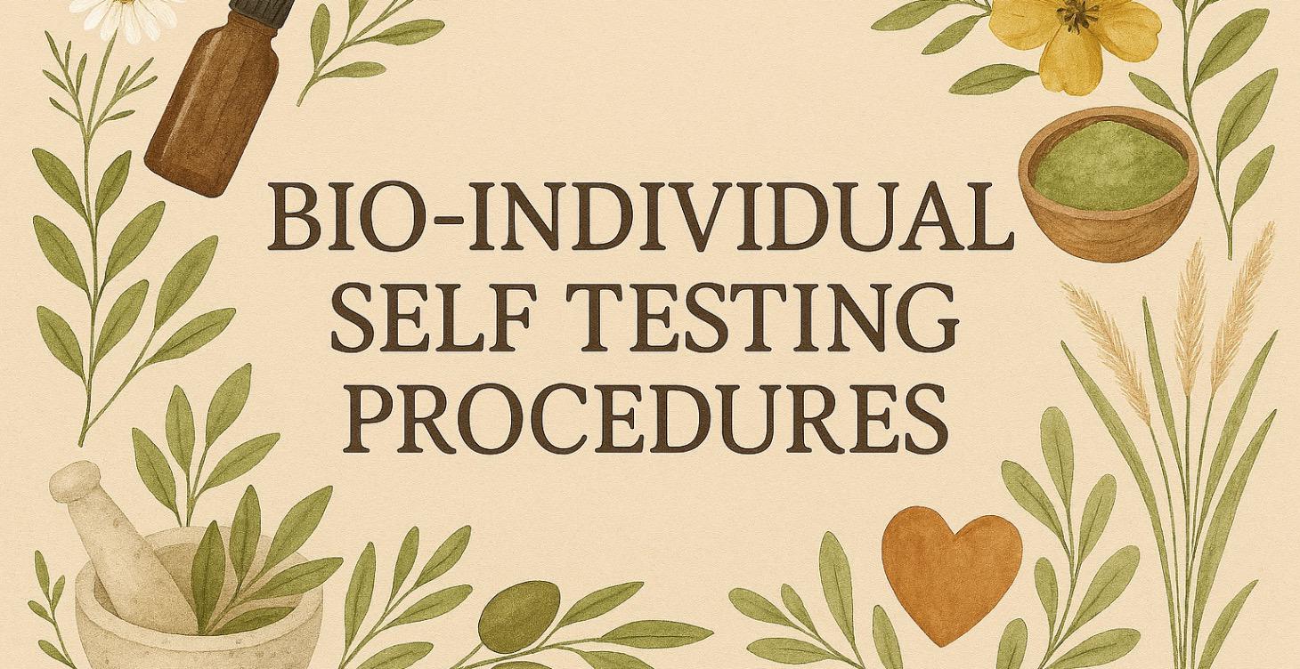 Bio-Individual Self-Testing Procedure Video Course