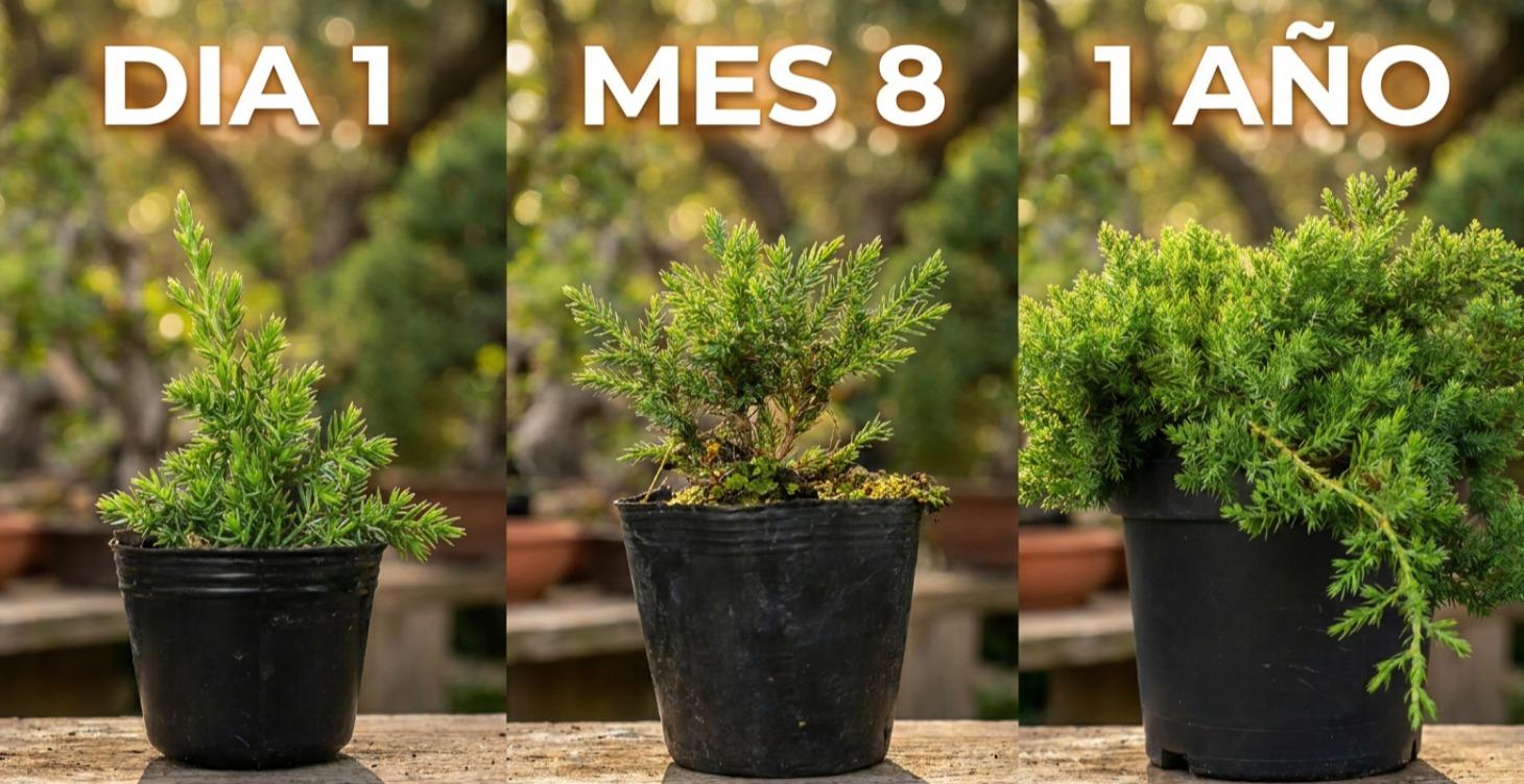 Crea tu prebonsai de junípero desde esqueje