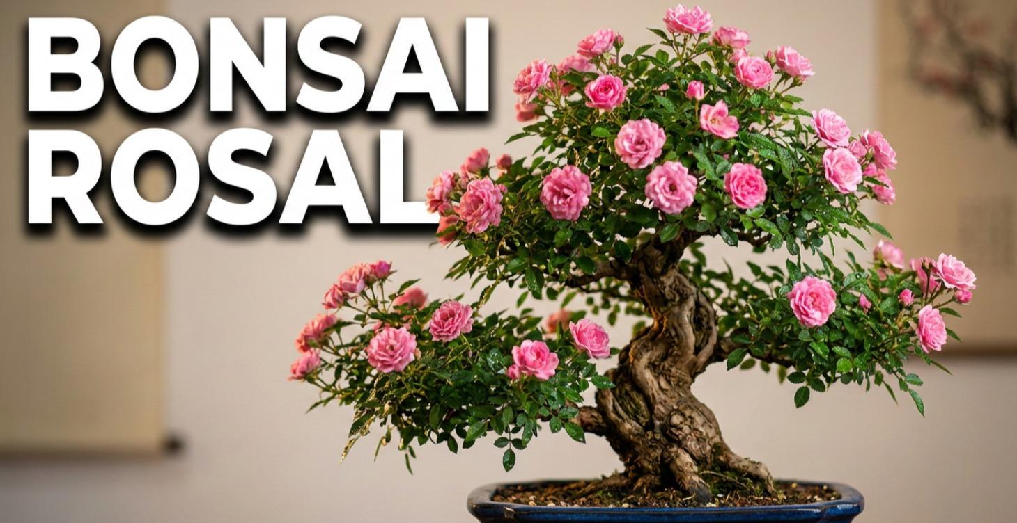 Rosales como Bonsái