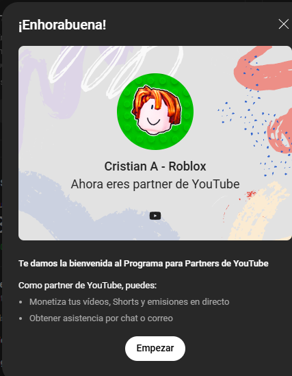 ¡Canal Monetizado en poco mas de 1 Mes!