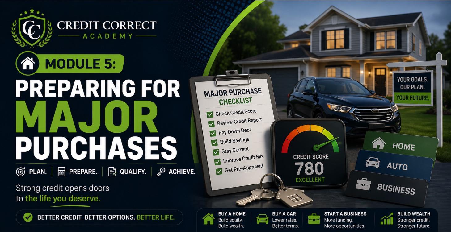 🏡 Module 5: Preparing for Major Purchases