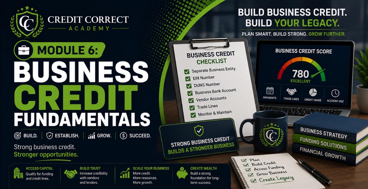 💼 Module 6: Business Credit Fundamentals