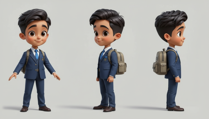 باقة صناعة الأفلام - الهيكل الحركي للشخصية