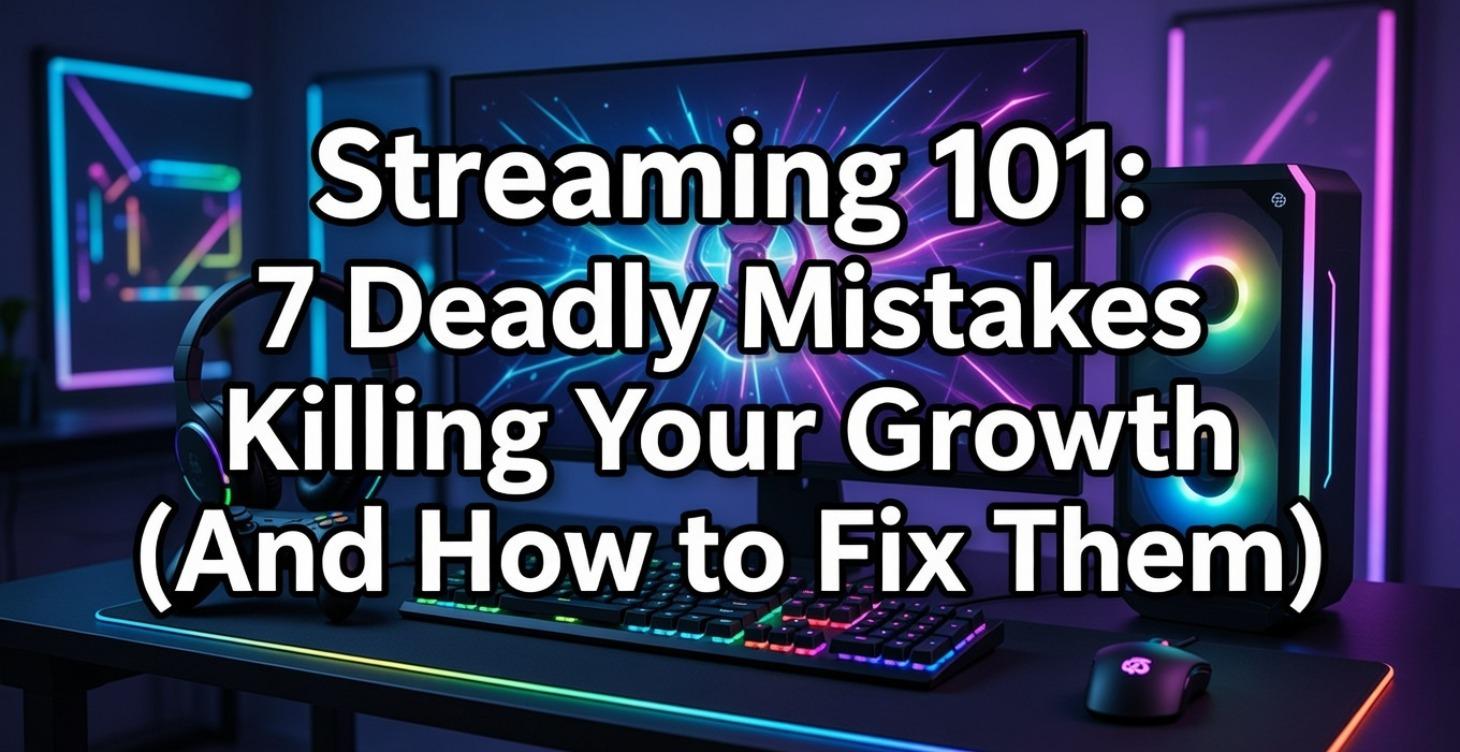 Streaming 101: 7  Mistakes Killing Your Growth