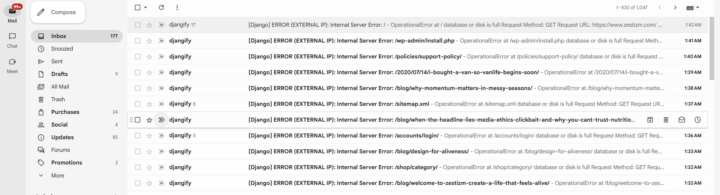 The Djangify Database Panic!