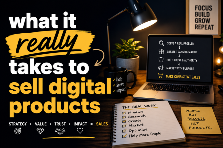 What it really takes to sell digital products