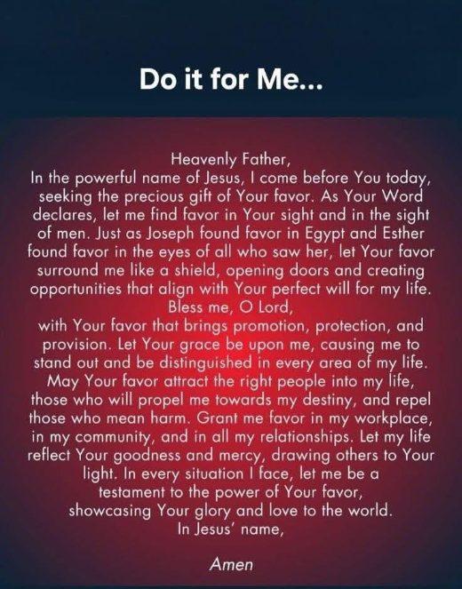Do it for Me…