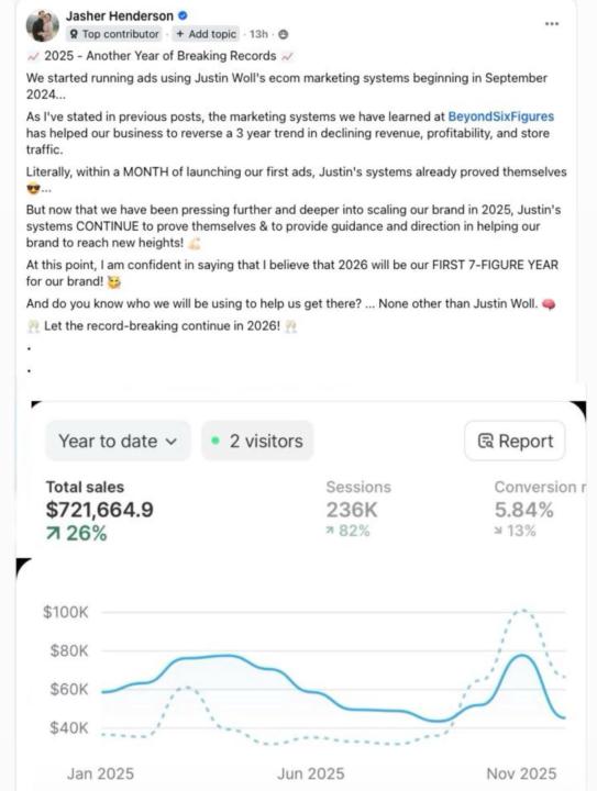 Jasher Hit $720k+ with a phenomenal profit margin using the BSF Systems. 