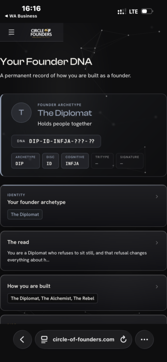 Founder DNA assessment 