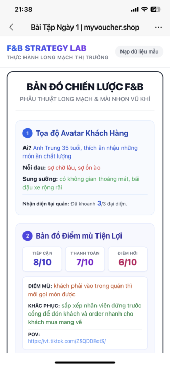 Bài tập ngày 1