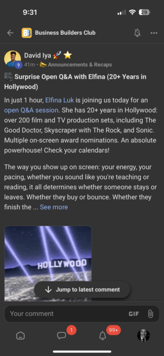 Live in 15 minutes at the BBC