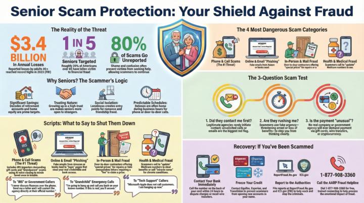 Senior Scam Infographic