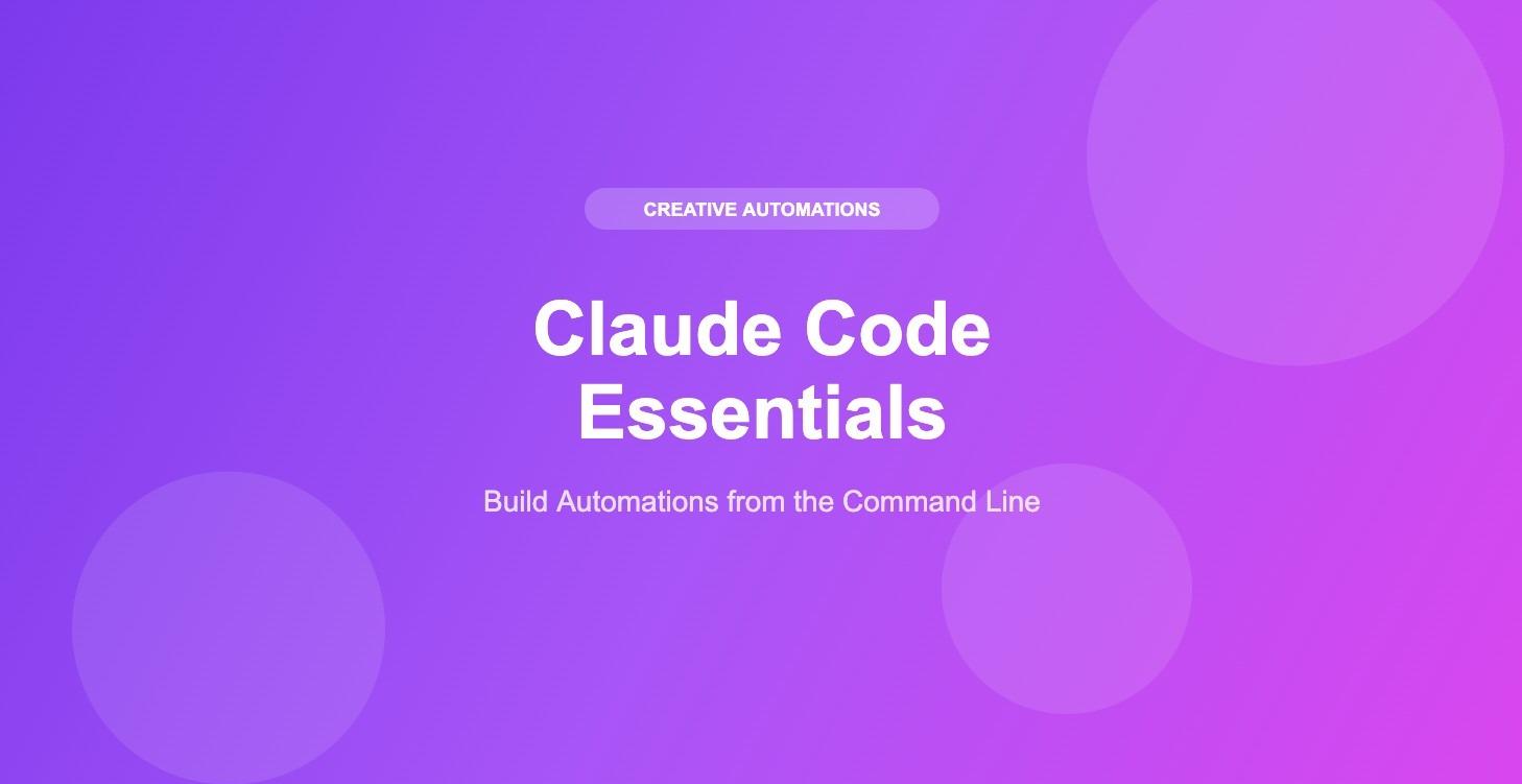 Claude Code Essentials