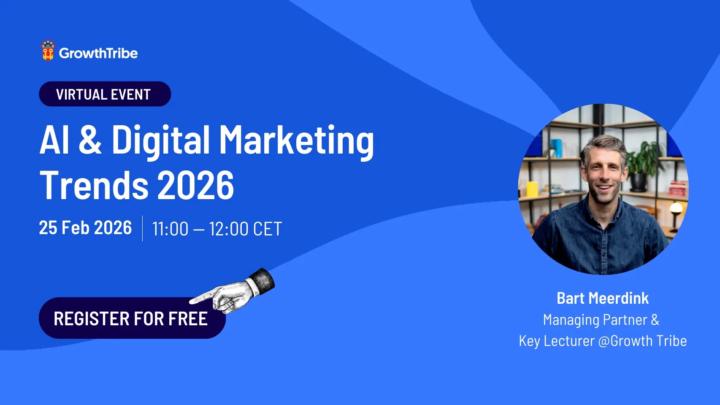 Our live 𝐰𝐞𝐛𝐢𝐧𝐚𝐫 𝐨𝐧 𝐀𝐈 & 𝐃𝐢𝐠𝐢𝐭𝐚𝐥 𝐌𝐚𝐫𝐤𝐞𝐭𝐢𝐧𝐠 𝐓𝐫𝐞𝐧𝐝𝐬 2026 𝐢𝐬 𝐭𝐨𝐦𝐨𝐫𝐫𝐨𝐰 𝐚𝐭 11:00 𝐂𝐄𝐓. Don’t miss it; register now.