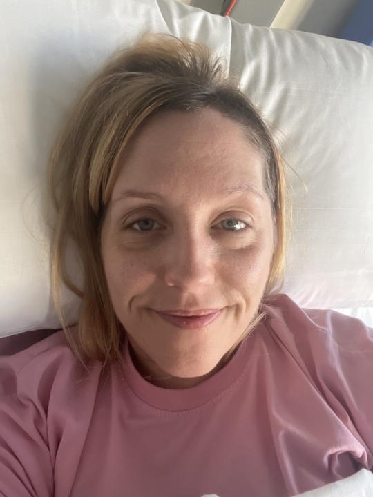 She’s back in a room with a view or a ward with a view I should say 🤪