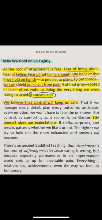 Why we hold on so tightly 