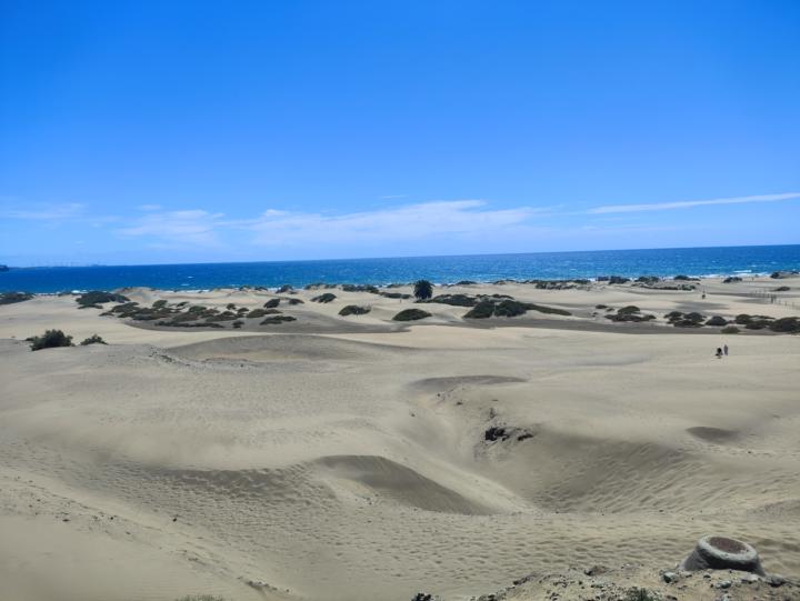 Las dunas de Maspalomas.