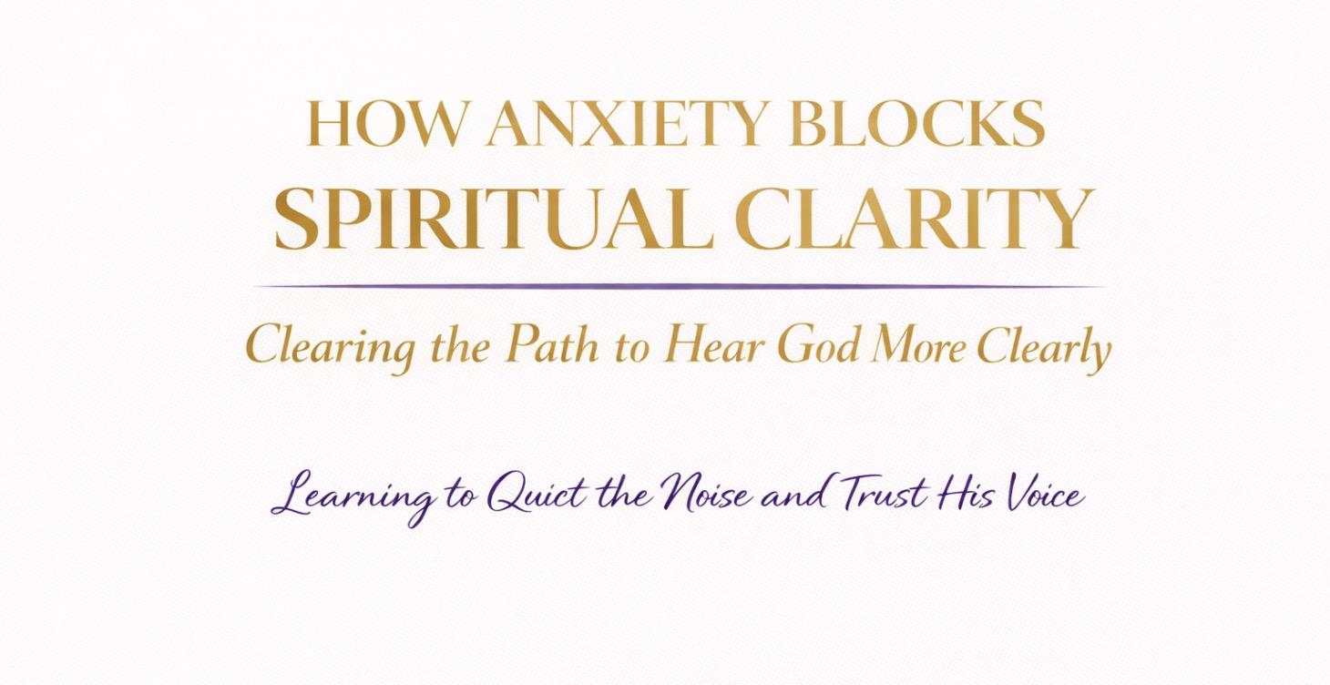 How Anxiety Blocks Spiritual Clarity