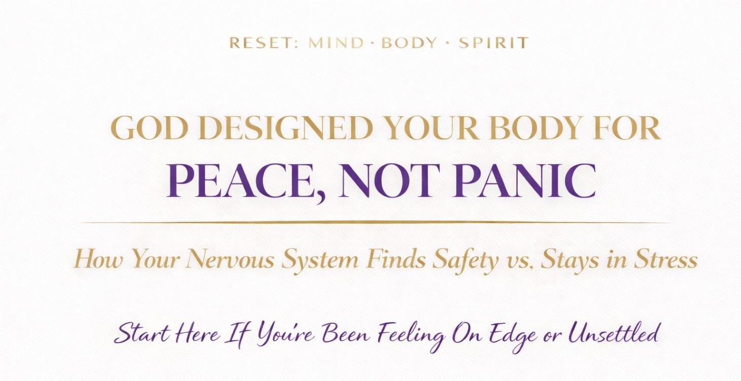 God Designed Your Body for Peace, Not Panic