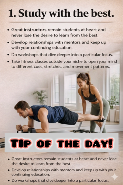 NEW Instructor tip of the day💪🏻🌸