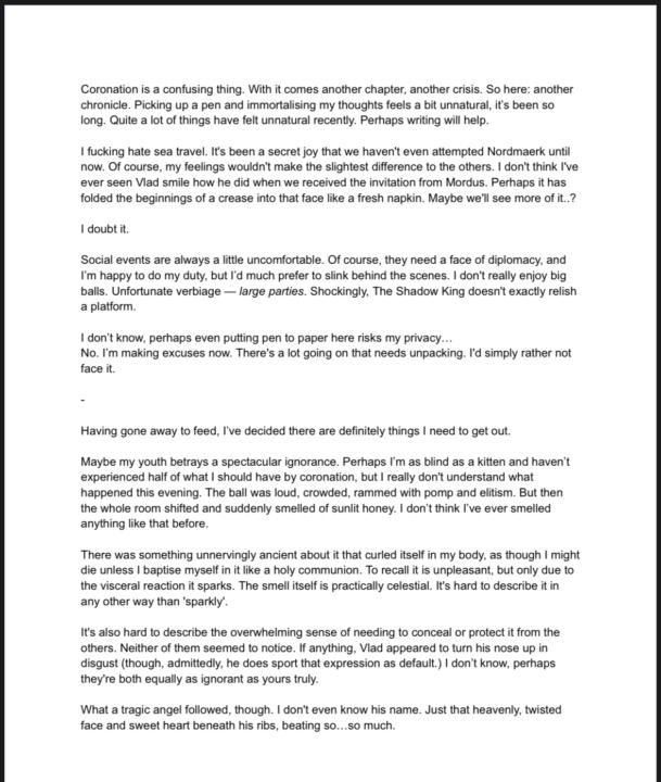 Does my second draft make sense?