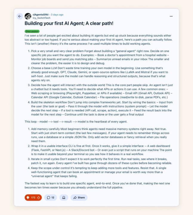 Building your first AI Agent
