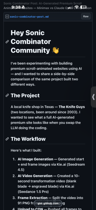 building a website and deploying from my phone