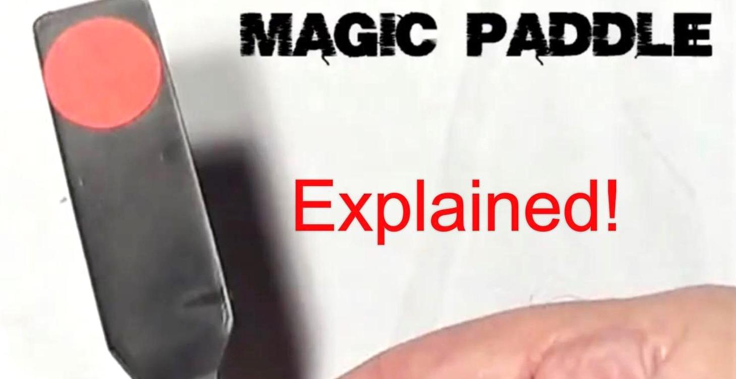 Magic Paddle Trick Explained with an improved idea