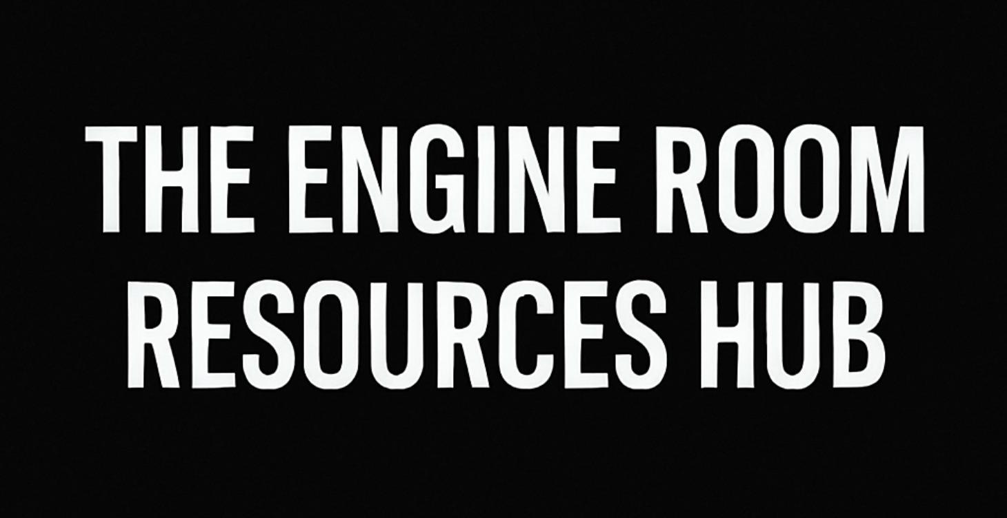 The Engine Room Resources Hub