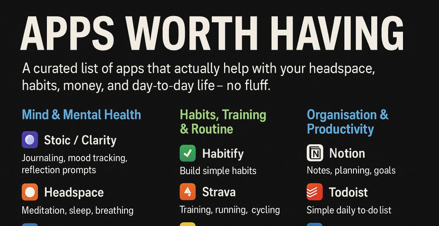 📱 Apps Worth Having