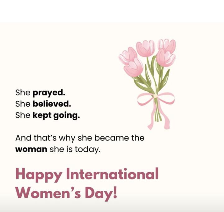 Thanking God for ordering my steps along the way as I journey the path of Being My Own Women 🌹Happy International Women’s Day 