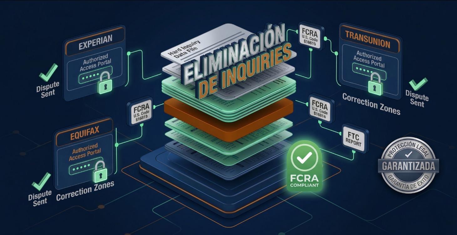 Eliminación de Hard inquiry No Autorizadas