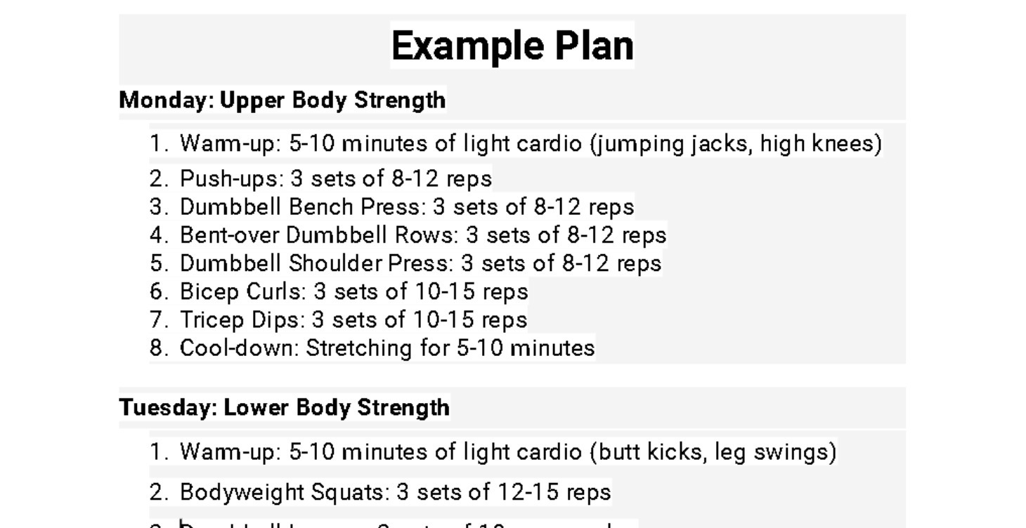 Example Routine