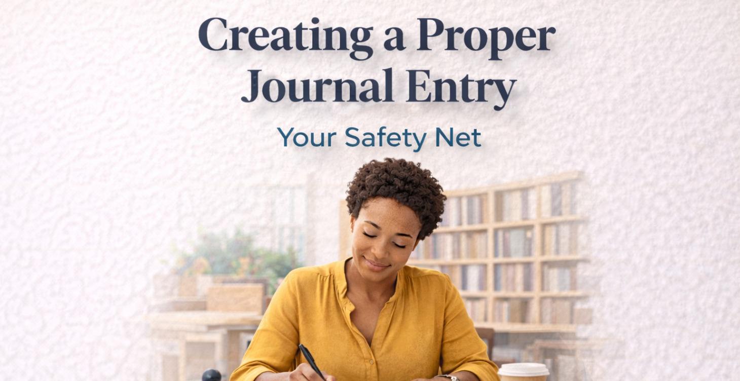 06) Creating a Proper Journal Entry