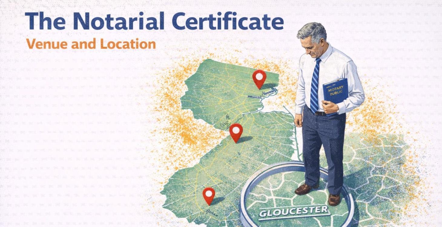 07) Notarial Certificate: Venue & Location
