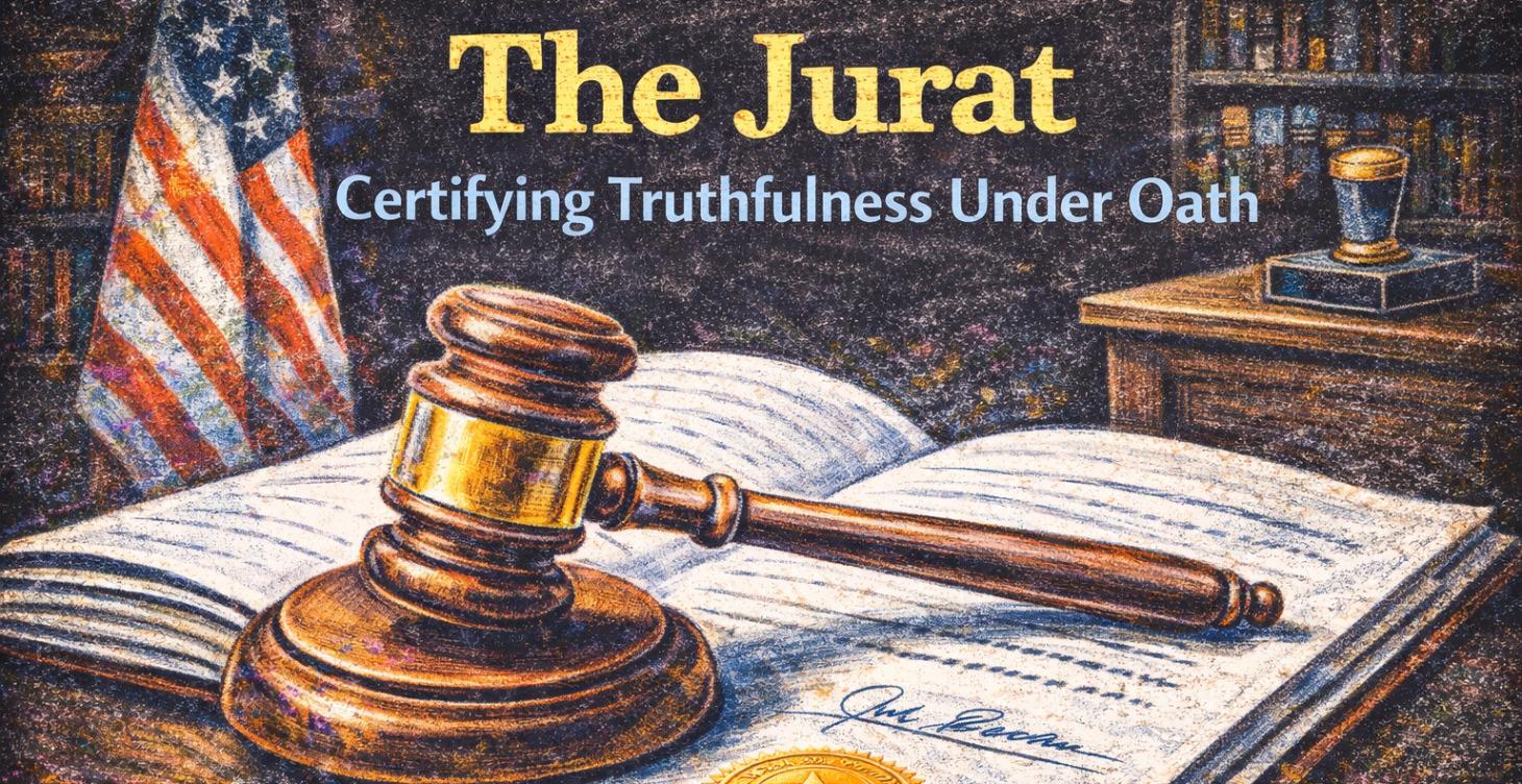 11) The Jurat