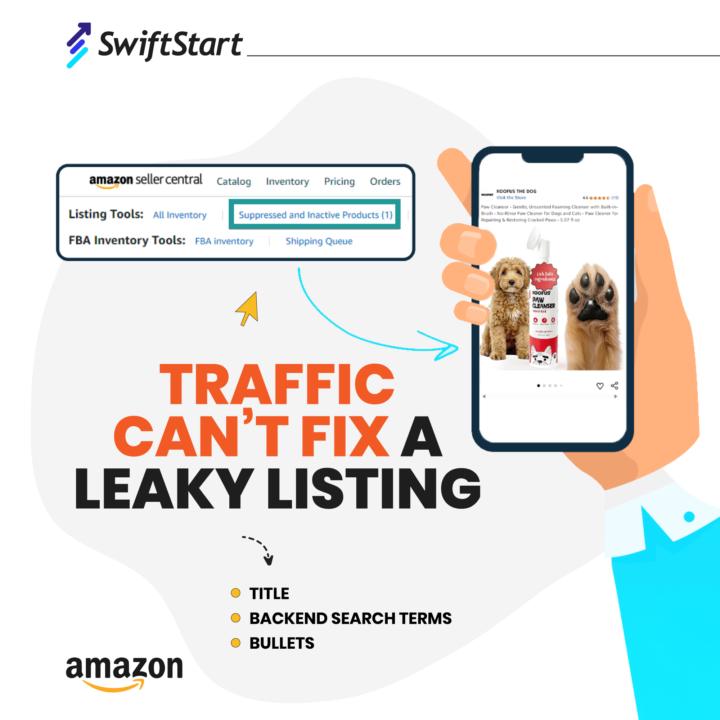 Your Amazon listing might be invisible to customers right now.