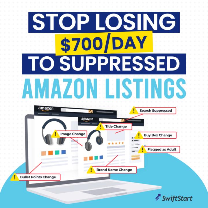 Losing sales? It could be because of suppressed Amazon listings.
