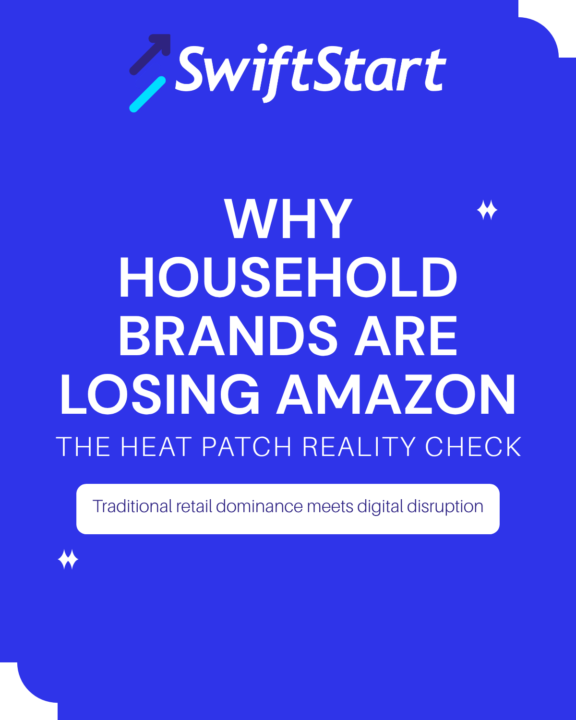 Why are household brands losing on Amazon? Let’s look at the heat patch reality check. 