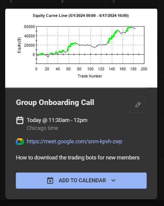 Group onboarding call in 5 hours at 11:30am CST!