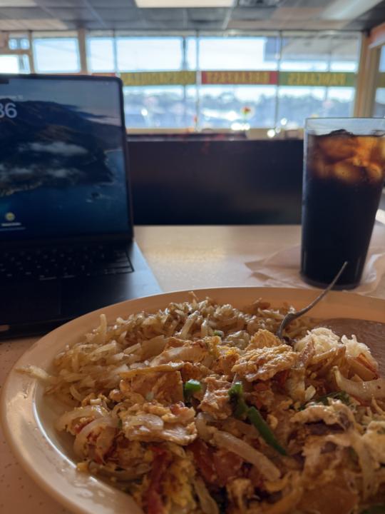 I took myself out to breakfast 