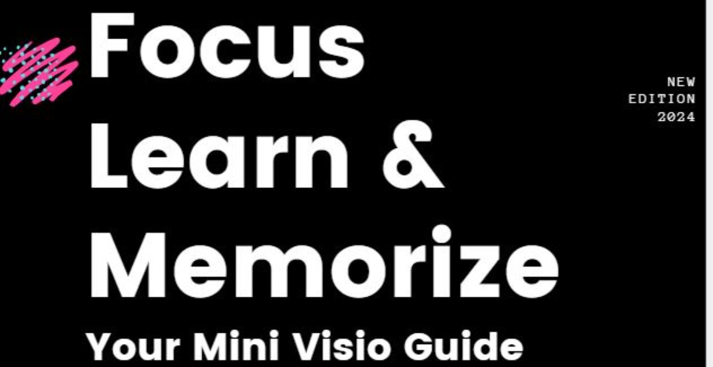 Visual Guide to Focus Learn & Memorise