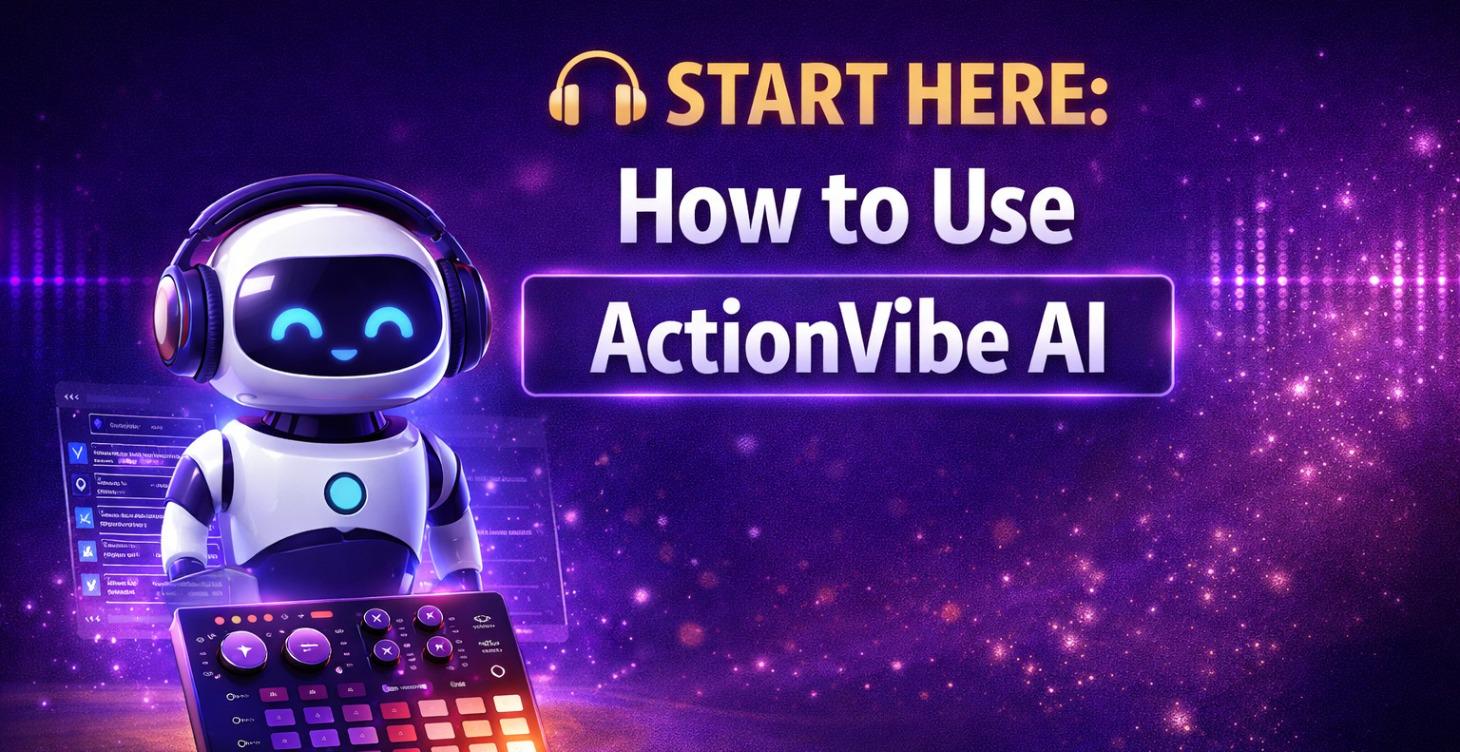🎧 START HERE: How to Use ActionVibe AI