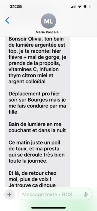 Marie-Pascale, merci pour ton retour