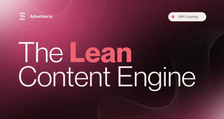The Lean Content Engine