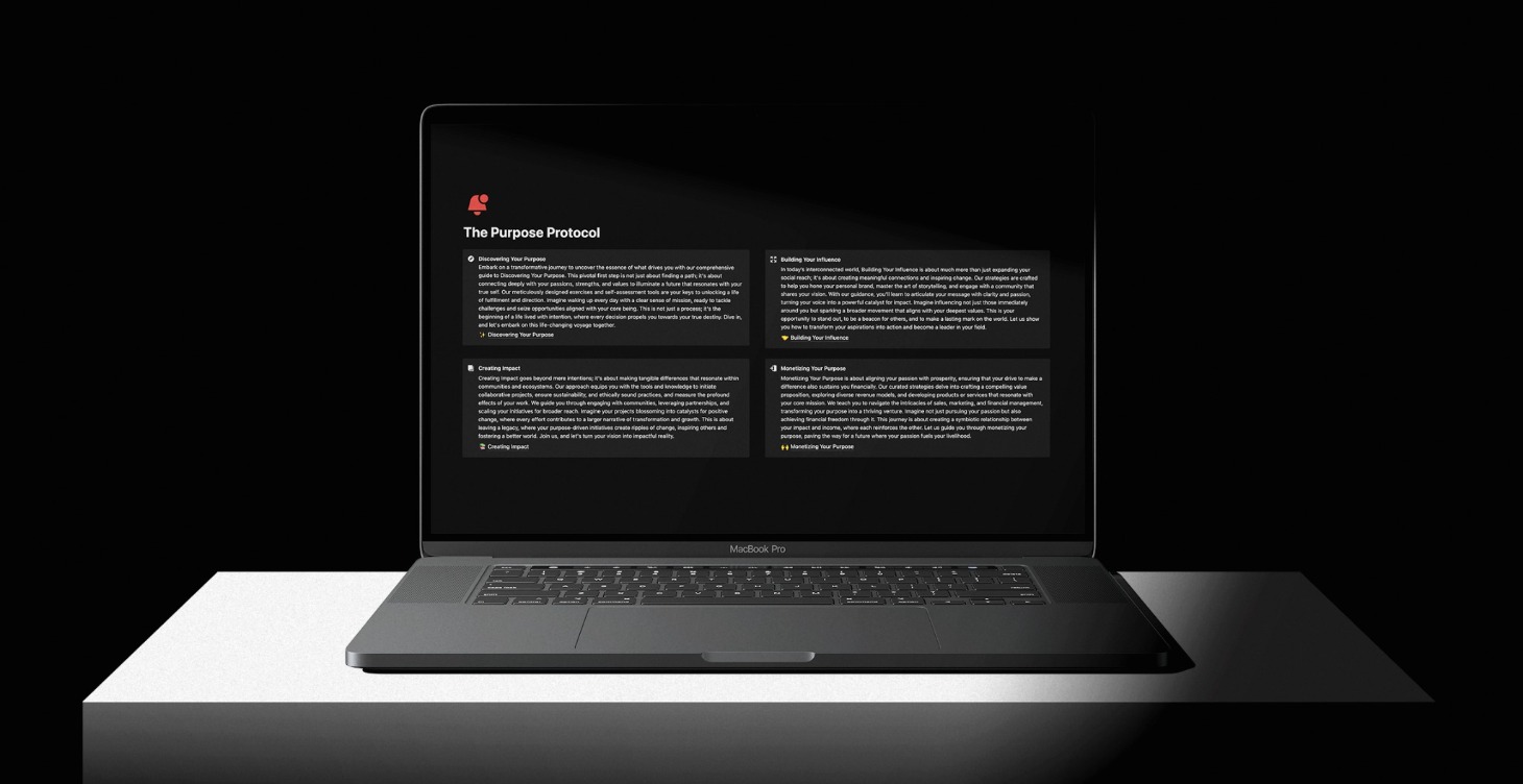 The Purpose Protocol