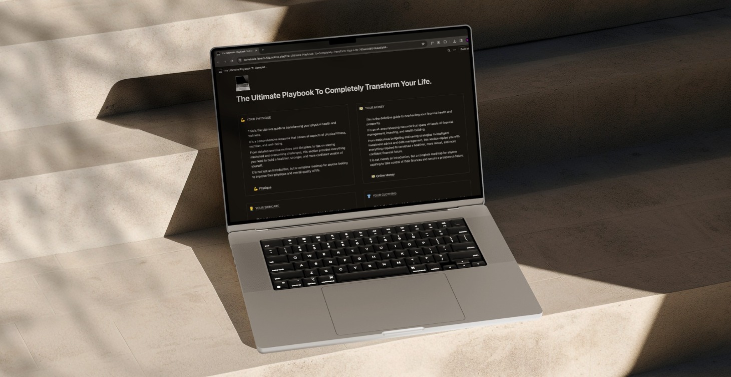 The Ultimate Playbook To Transform Your Life