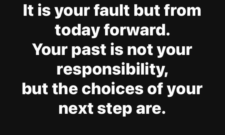 Everything is your fault.